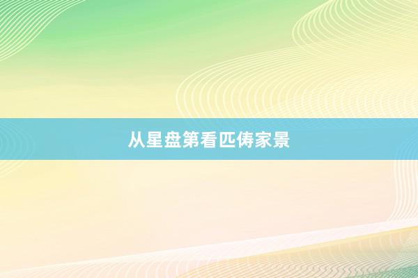 从星盘第看匹俦家景