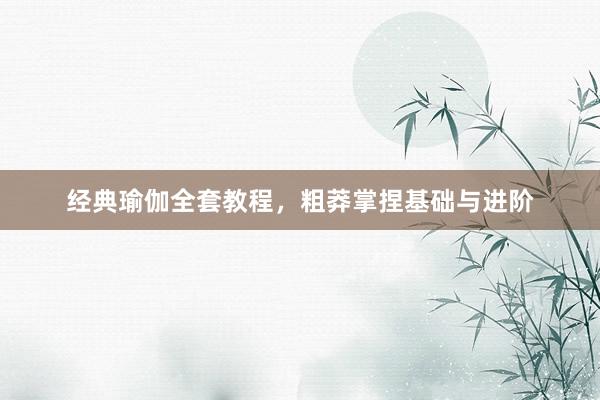 经典瑜伽全套教程，粗莽掌捏基础与进阶